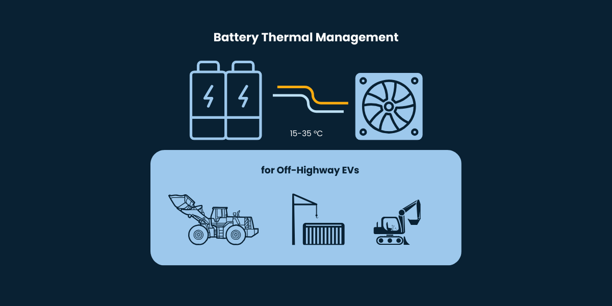 Thermal Management in Off-Highway EVs – better efficiency and lifespan